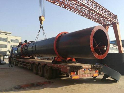 廣西柳州煤氣發(fā)生爐、烘干機(jī)發(fā)貨現(xiàn)場